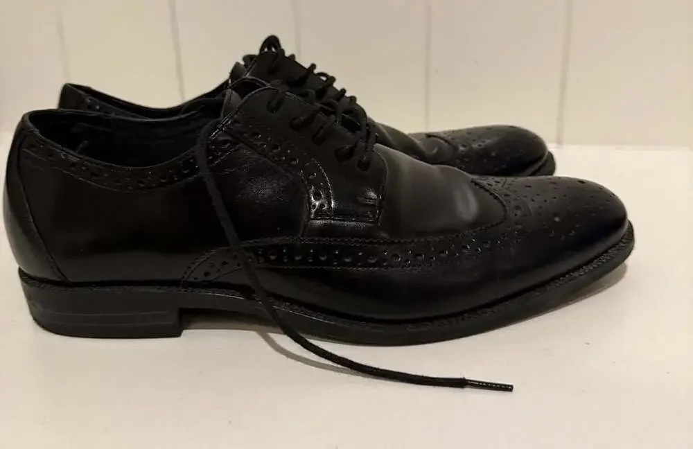 Stacy Adams Black Wingtip Dress Shoes